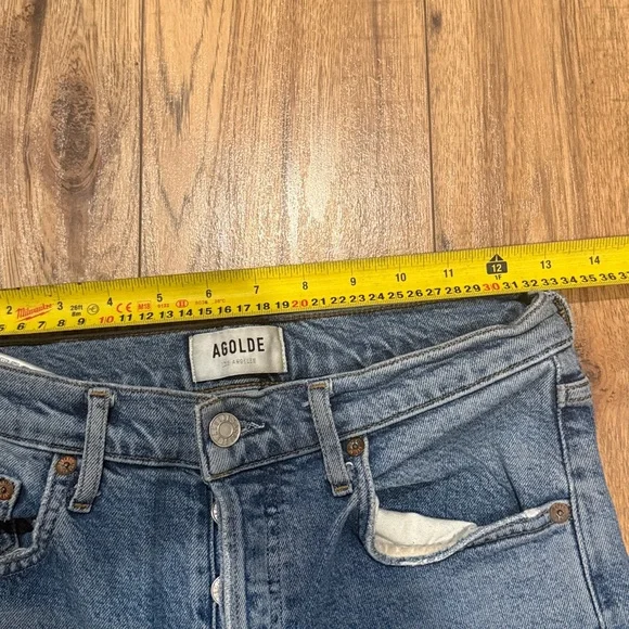Agolde Riley cropped Distressed Jeans - Picture 9 of 10